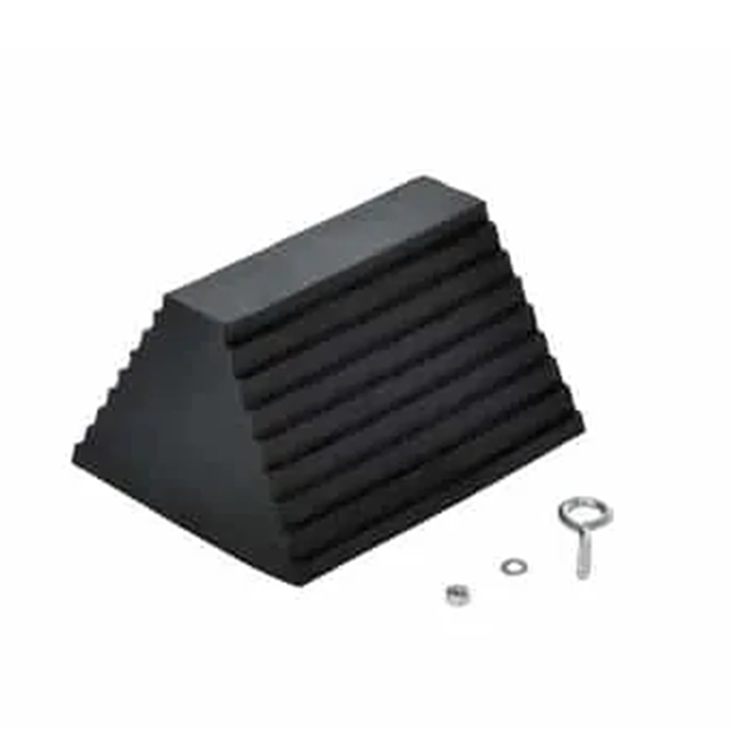 Vestil ( Molded Rubber Serrated Bottom Wheel Chock RWC-8-SBS )