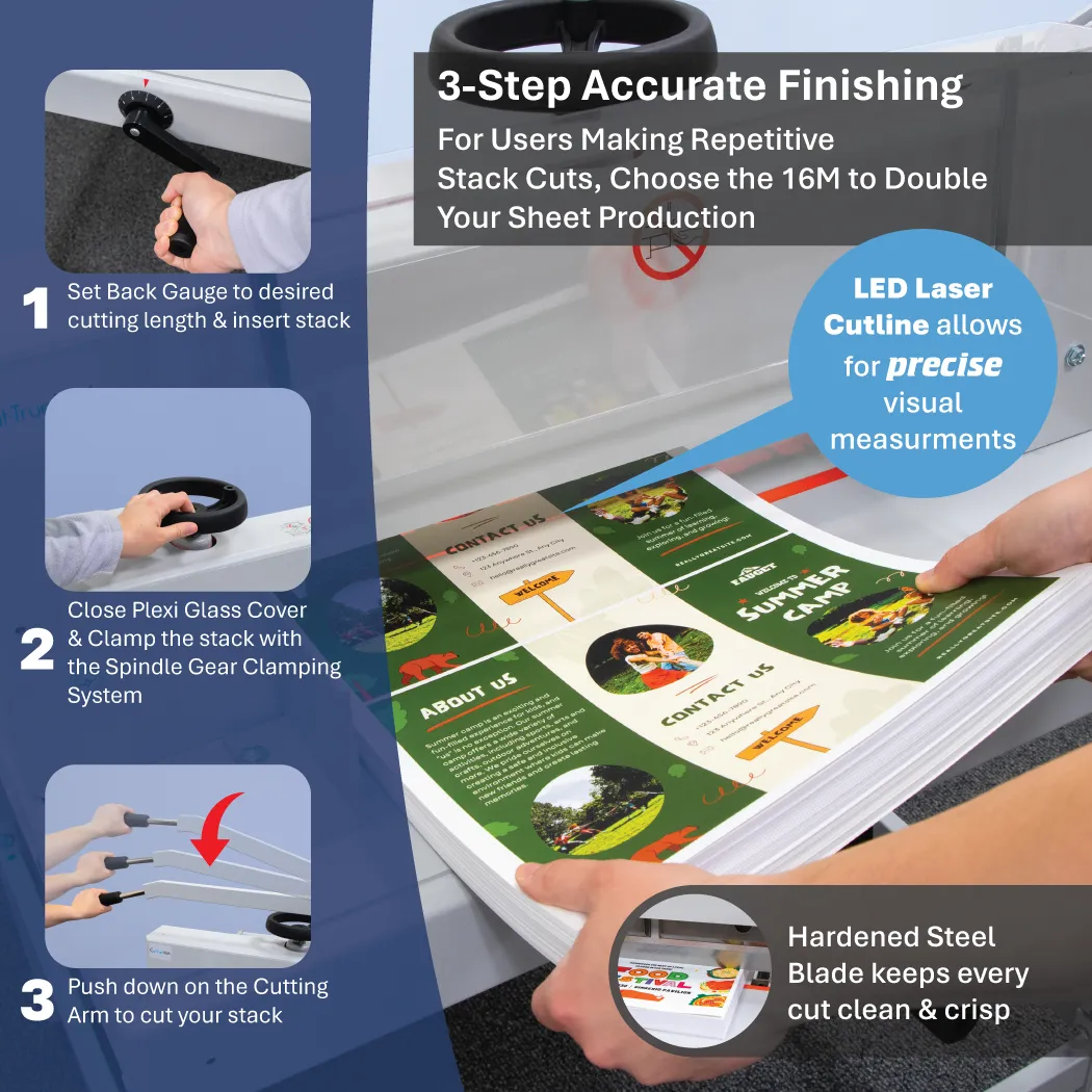 FORMAX Cut-True 16M Manual Paper Cutter