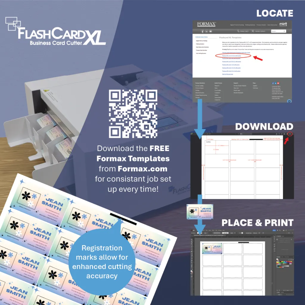 FlashCard XL Business Card Cutter