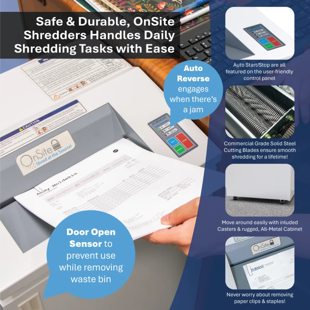 FD 8304CC Deskside Shredder