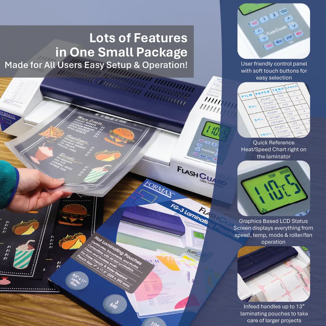 Formax FlashGuard 13R6 Laminator