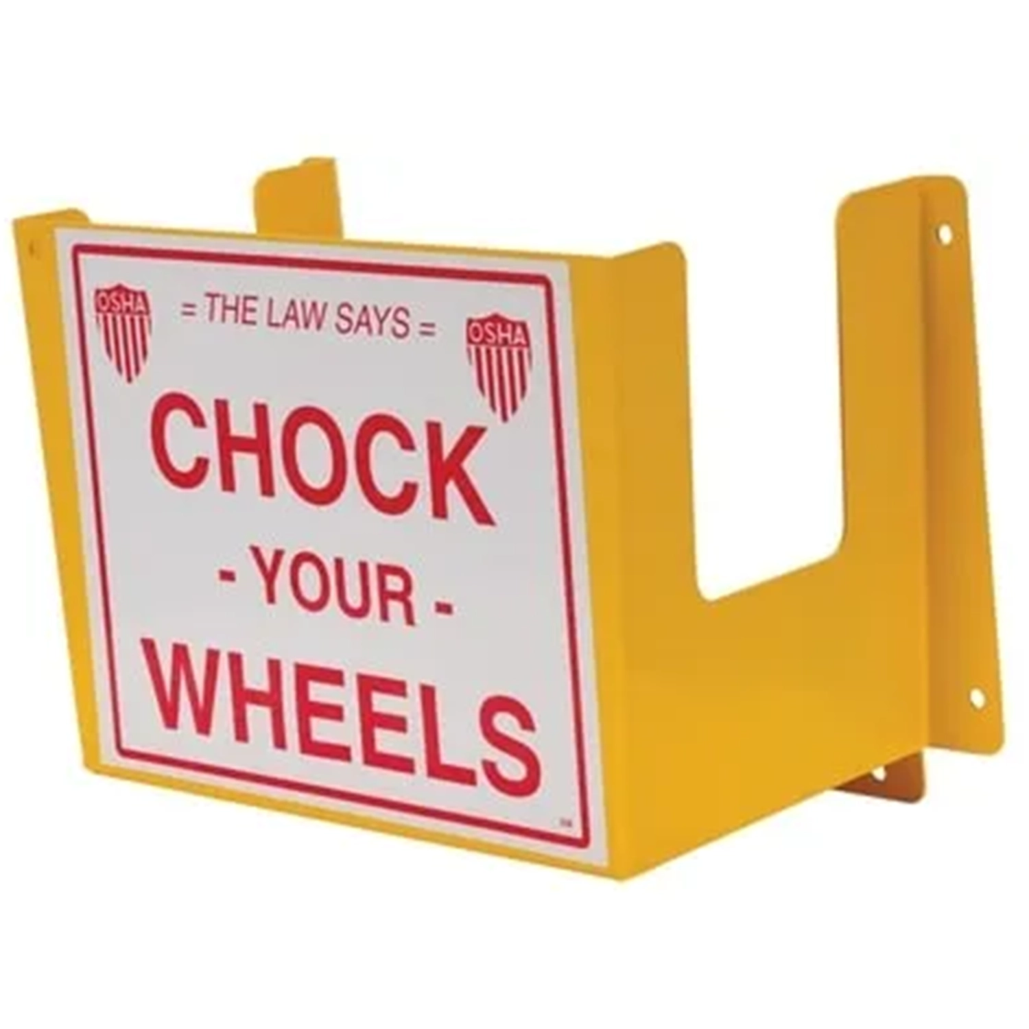 Vestil ( Steel Wheel Chock Holder 6 Mounting Holes WC-H-R )